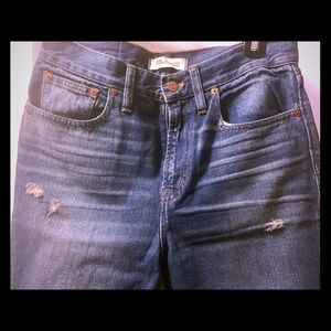 Madewell Perfect Vintage Jeans with Distress